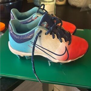 Nike Kids' Red and Blue cleats